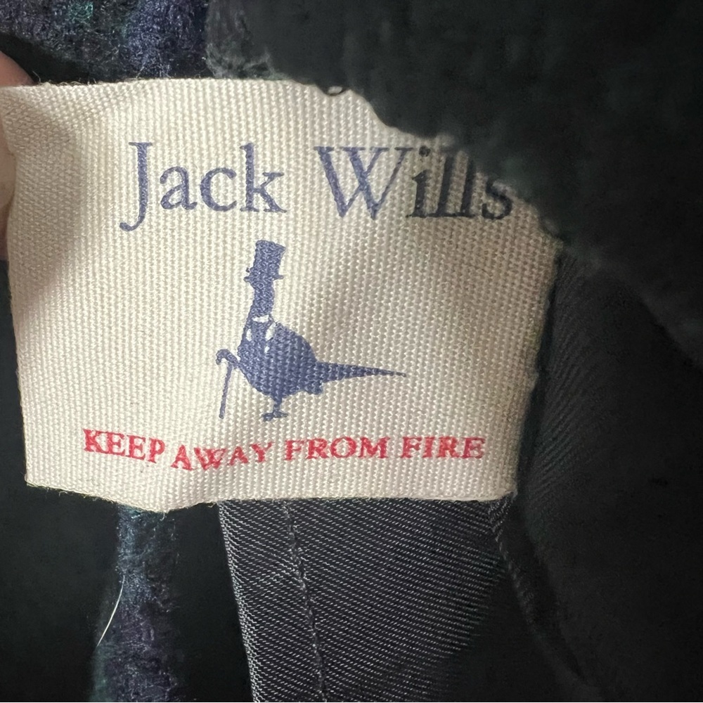 Jack Wills Plaid Wool Blend Academia Preppy Tartan A-line Mini Skirt 10 - Picture 6 of 12